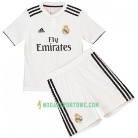 Koszulka Real Madryt Dziecięcy Domowe Stroje Piłkarskie 2018/19 Krótki Rękaw